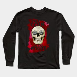 Toss a Coin - Witcher Skull Long Sleeve T-Shirt